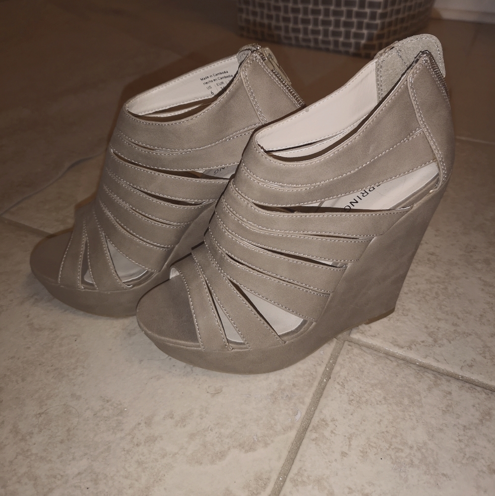 Call it spring wedge sandals
